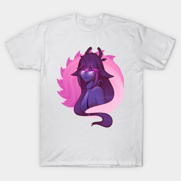 Yae Miko Elemental Burst T-Shirt by Nyanibun